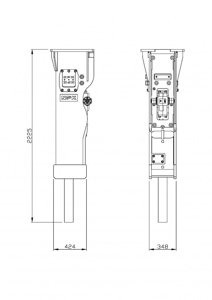 Hydraulhammare NPK GH-07A - 2