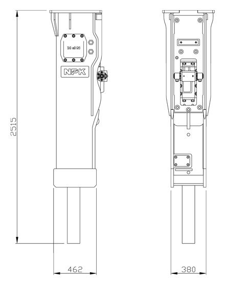 Hydraulhammare NPK GH-10 - 2