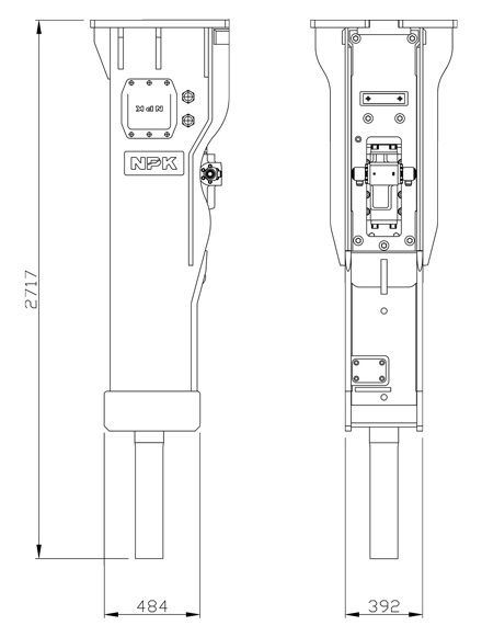 Hydraulhammare NPK GH-12 - 2