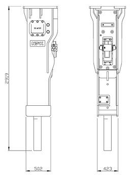 Hydraulhammare NPK GH-15