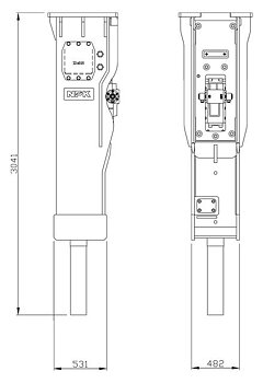 Hydraulhammare NPK GH-18