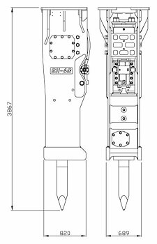 Hydraulhammare NPK GH-40