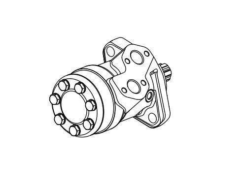 Hydraulmotor 80 RT20/R2 u. sensor
