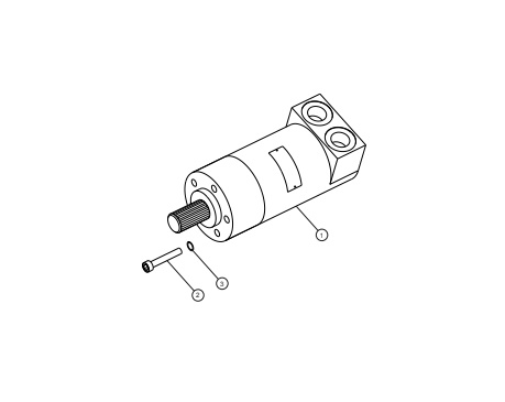 Hydraulmotor 50CC RT10/R1