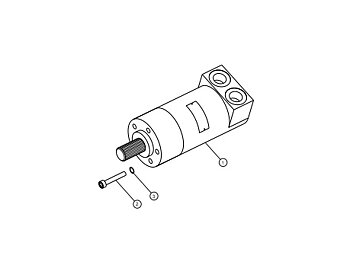 Hydraulmotor 50CC RT10/R1
