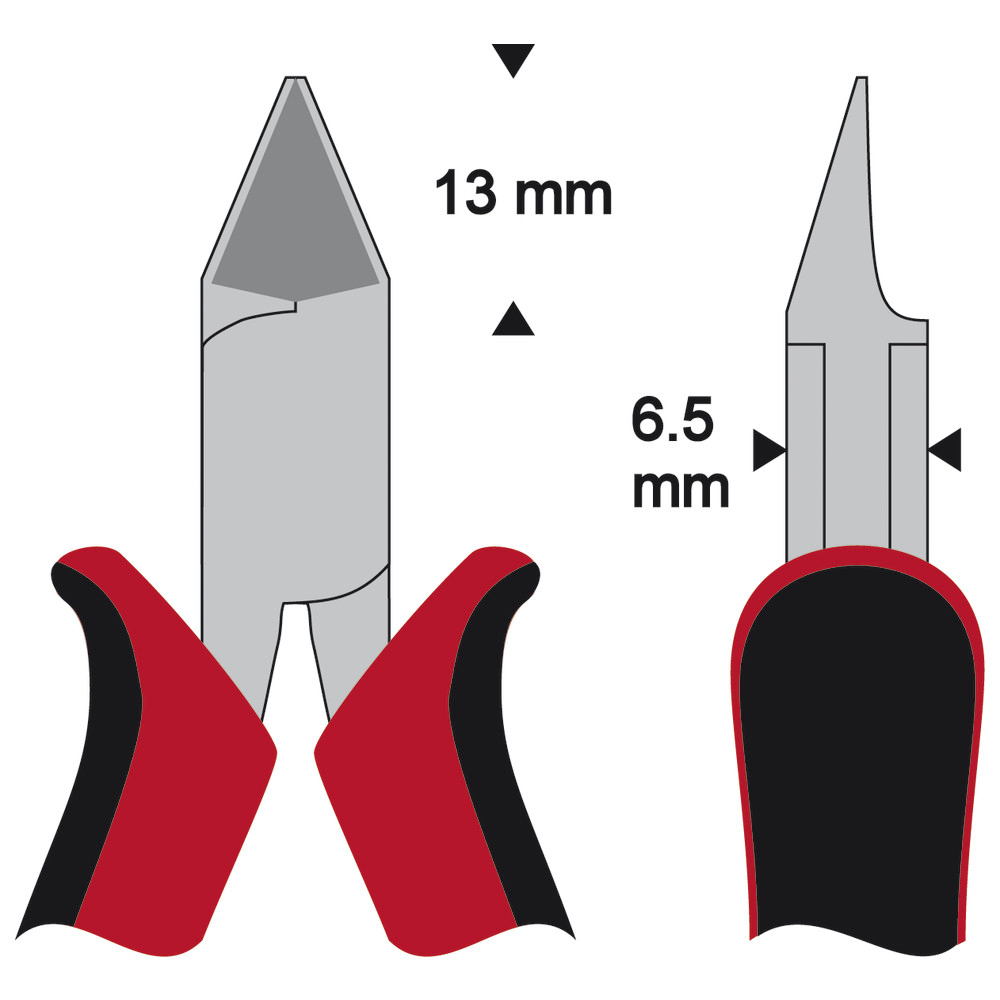 Sidavbitare, avflattat huvud, typ utan vinge - 2
