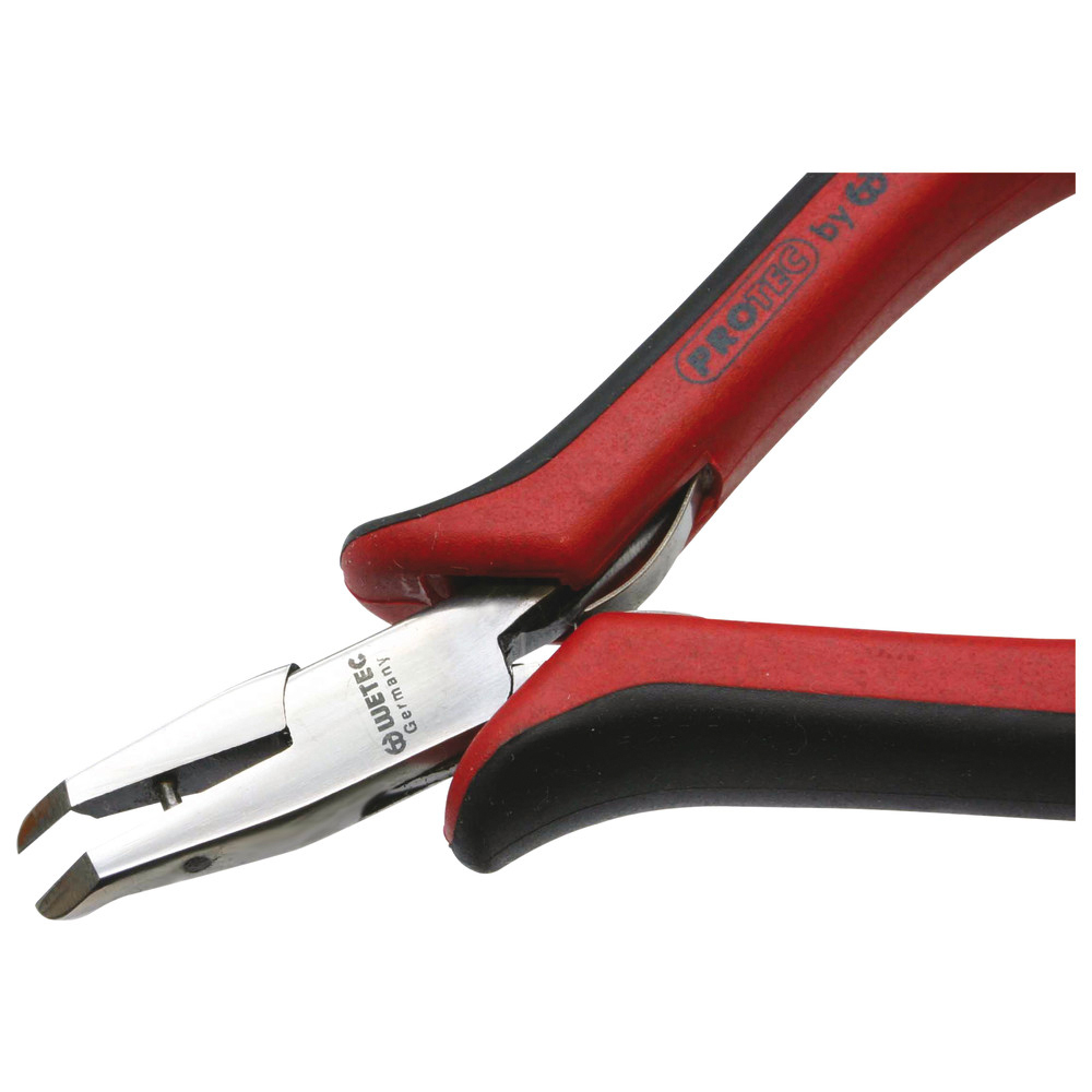 Mini diagonal cutters, without bevel, 0.6/-,-/-,- mm