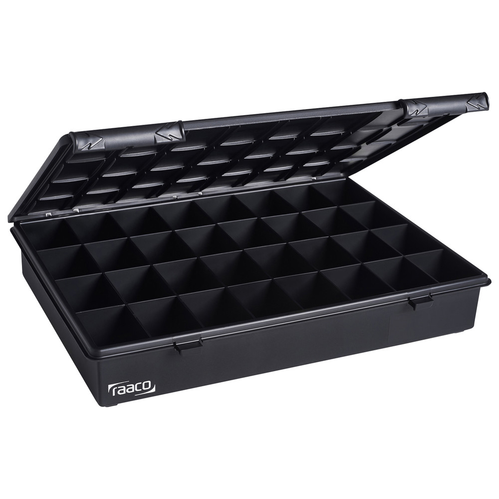Tool box, ESD, 260 x 338 x 57 mm, 32 compartments