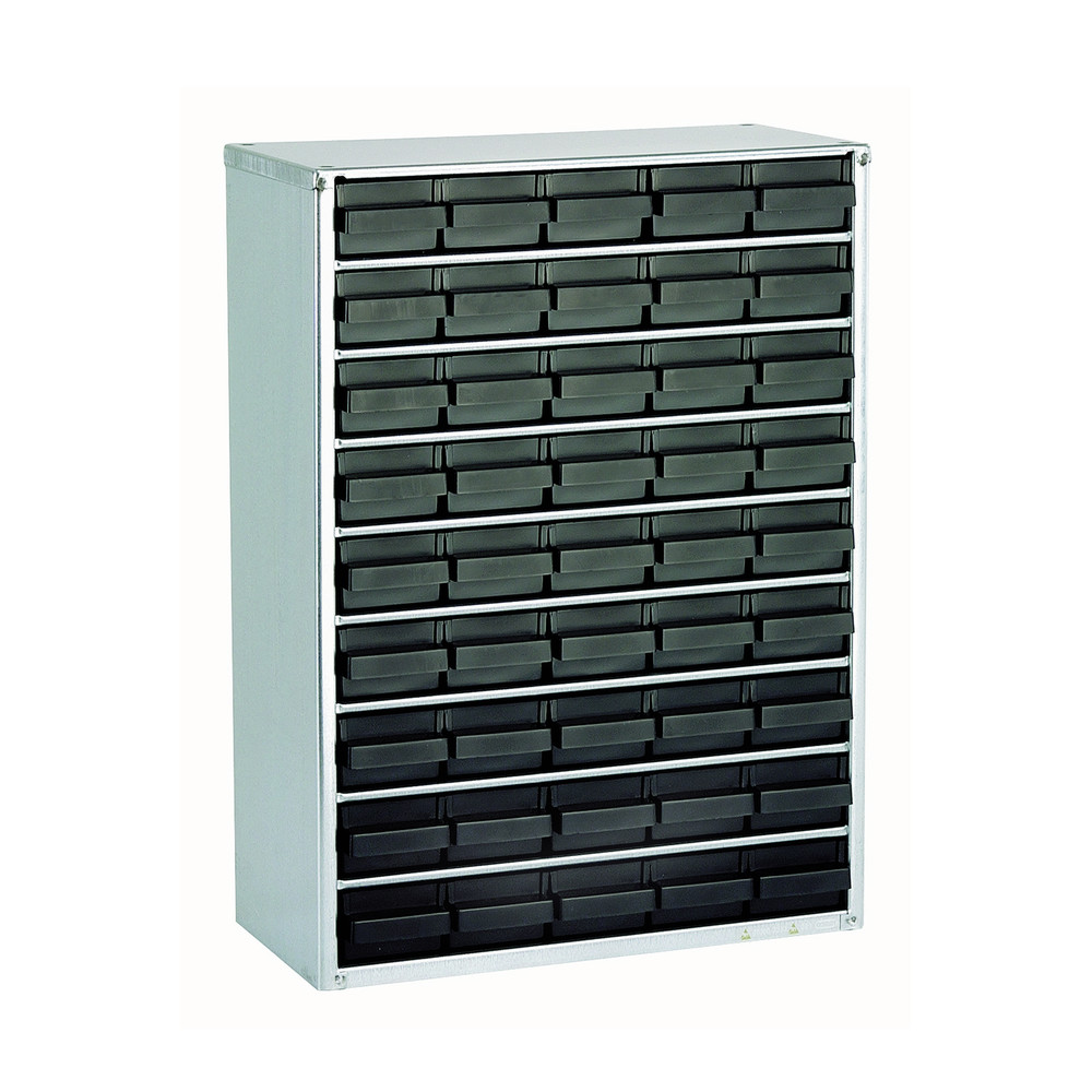 Small Parts Magazine Series DC-9, galvanized, ESD, 45 drawers