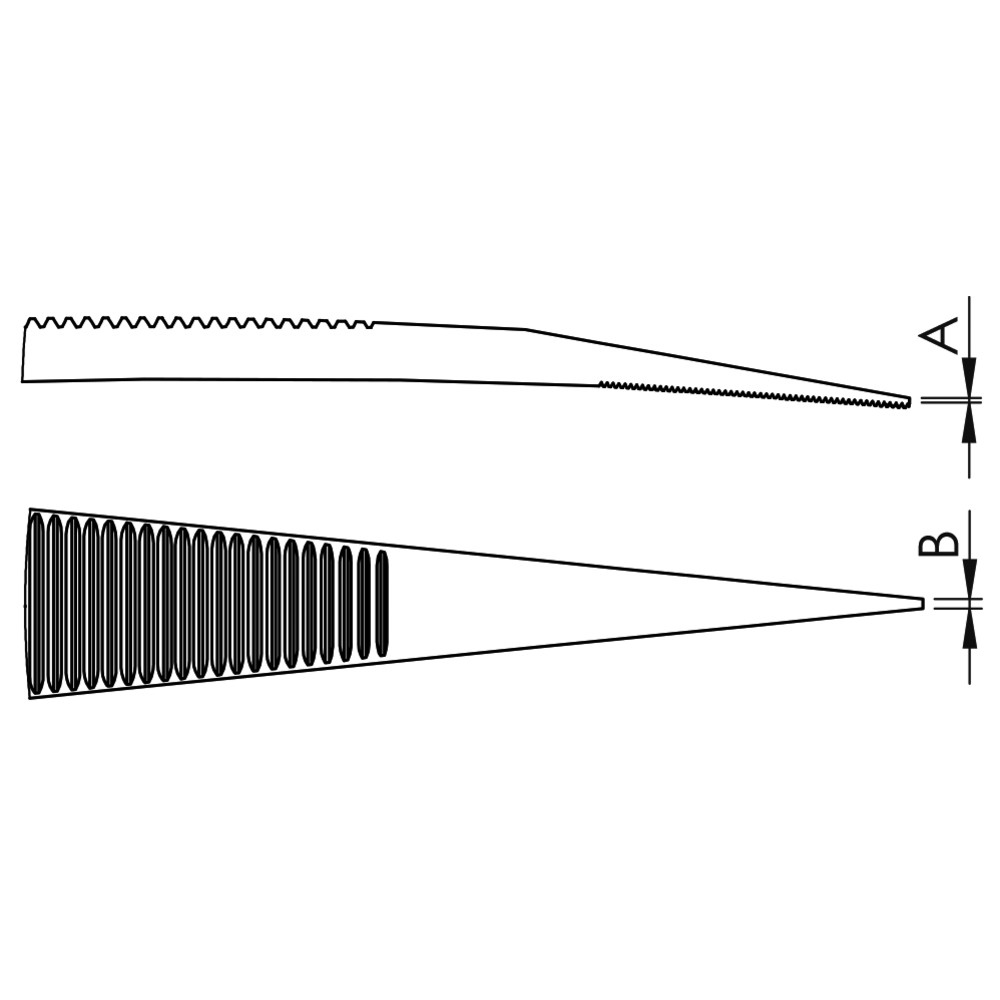 Precisionspincett för allroundbruk 00D-SA, typ ECO - 2