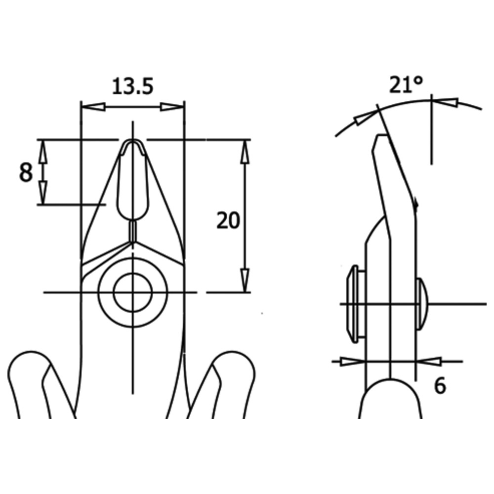 Shear 195 med säkerhetsklämma, standardhandtag - 2
