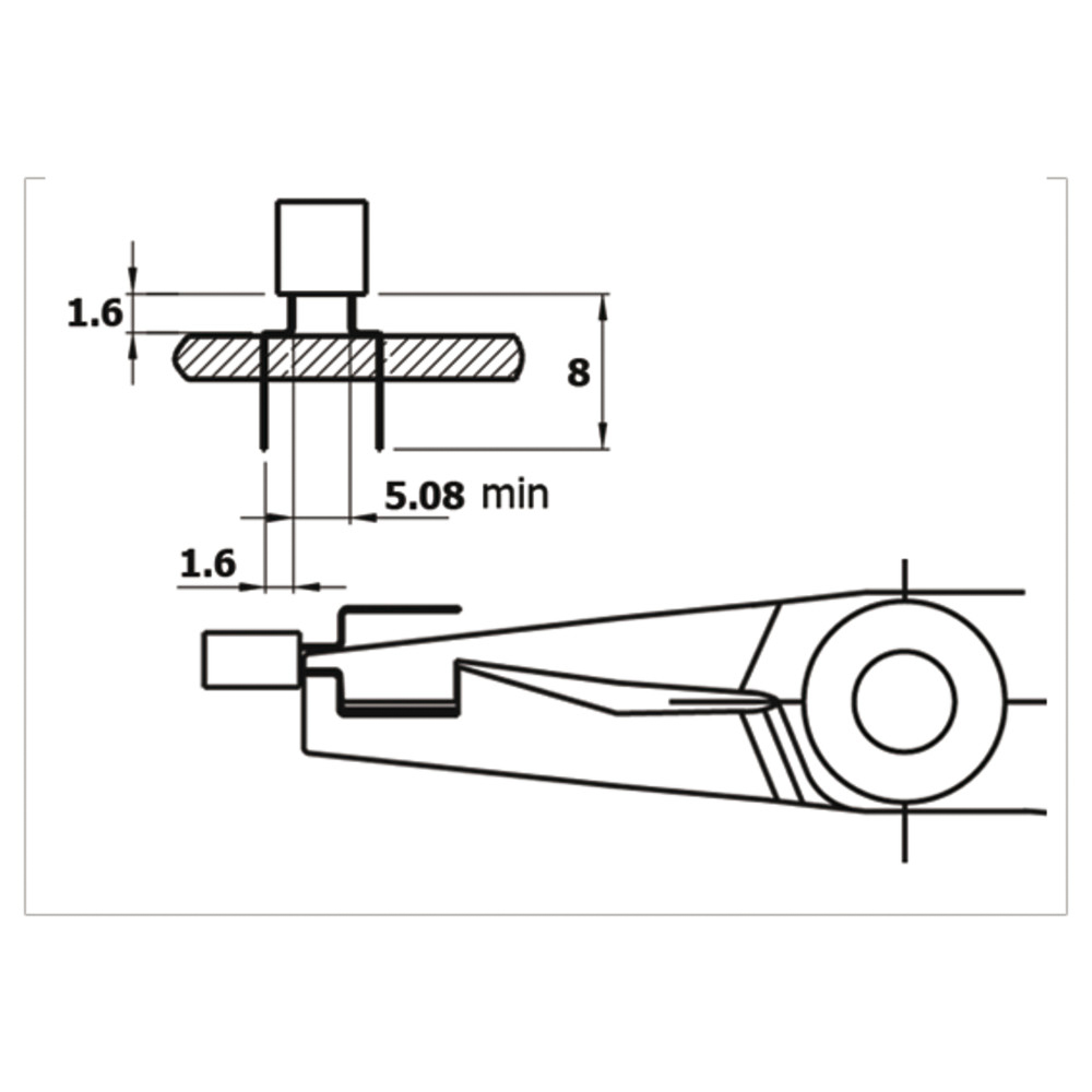 Klipp- och bockningstång PTR 180-L Ecotec, ESD-handtag - 2