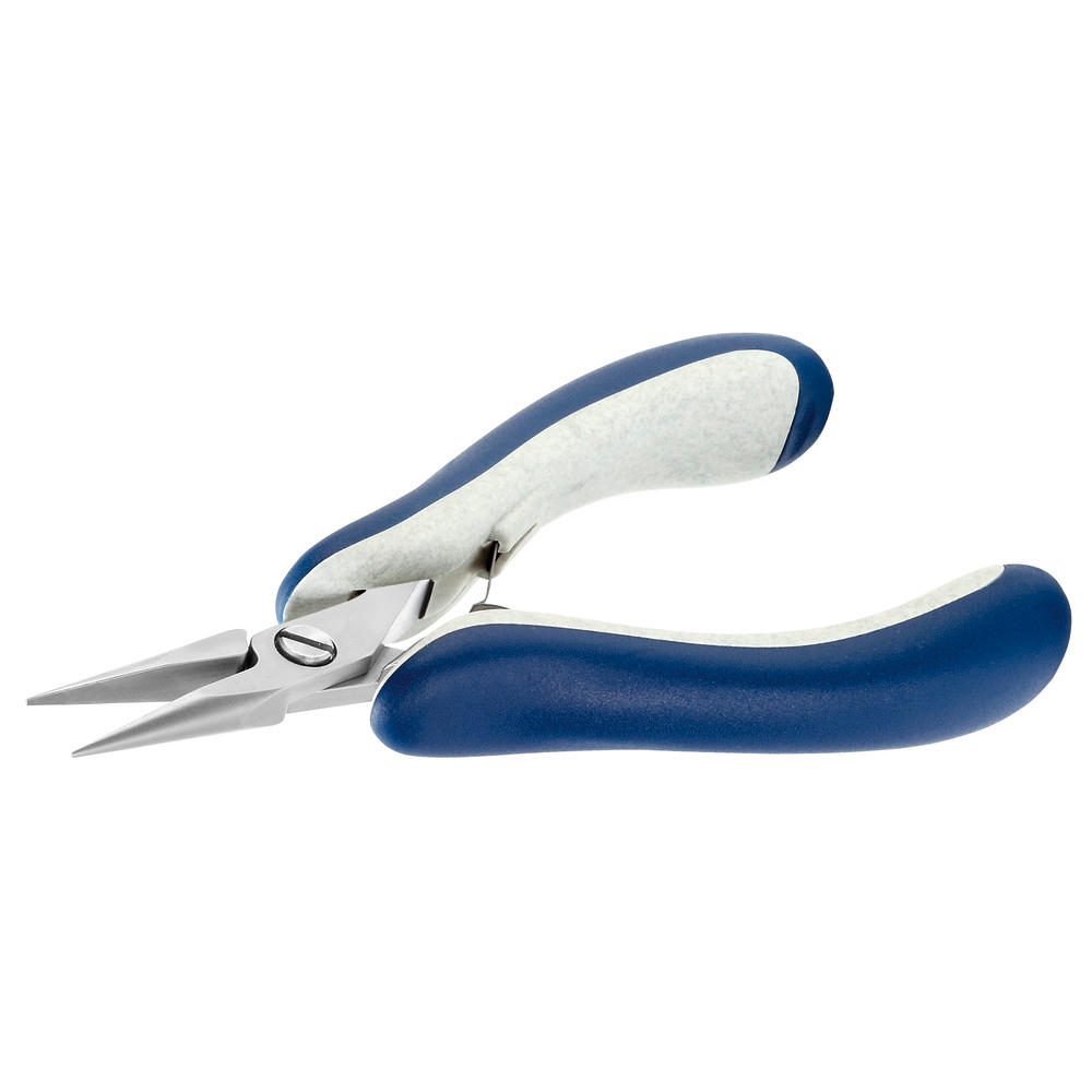 Needle-nose pliers, long, smooth gripping surfaces