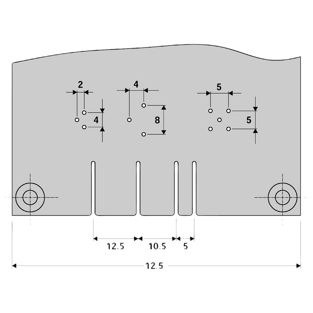 Pneumatic preforming tool, standard cutting plate - 2