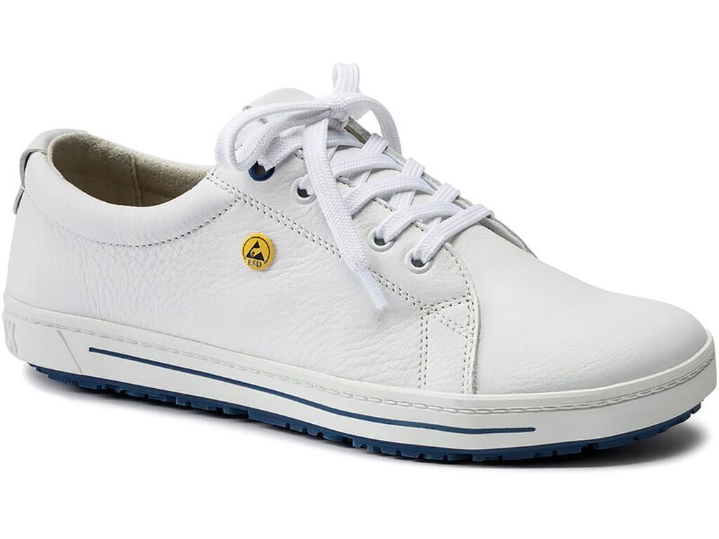 ESD Sneaker QO 500 ESD naturläder Vit 1011366, normal, 43