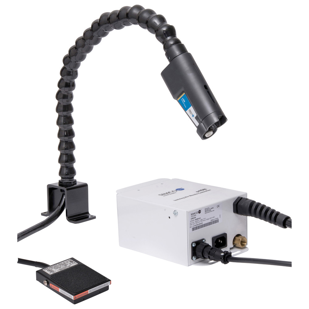 Joniseringspistol Orion med flexibel svanhals och fotpedal, ESD