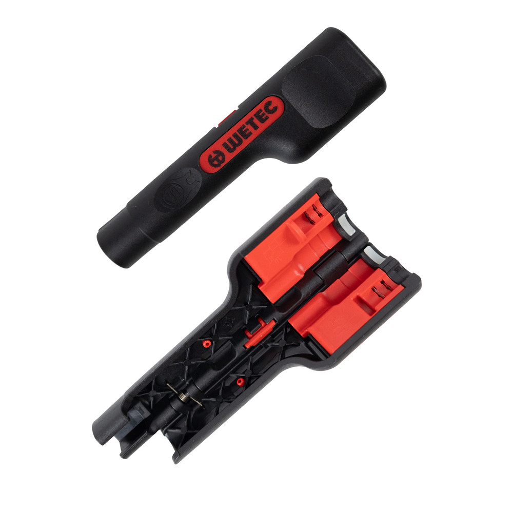 Coaxial Cable Stripper with Mounting Aid