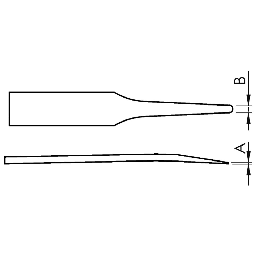 All-plastic tweezers 702A, CF model - 2