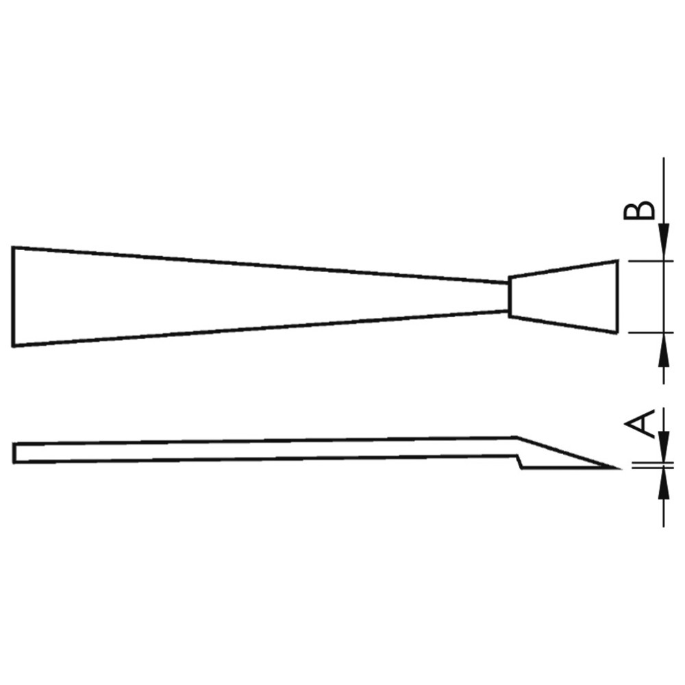 Pincett helt i plast 710, modell CF - 2