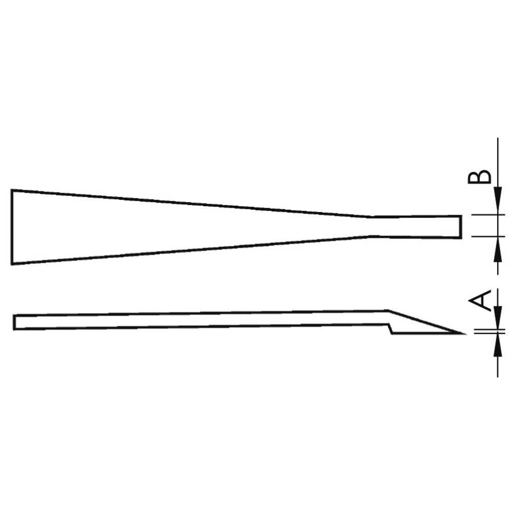 Pincett helt i plast 709, modell SV - 2