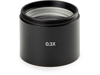 Attachment lens NZ.8903, 0.3x magnification, for Euromex stereo microscopes