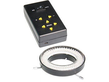 LED Ringljus med 144 lysdioder, 23.000 Lux, justerbar ljusintensitet