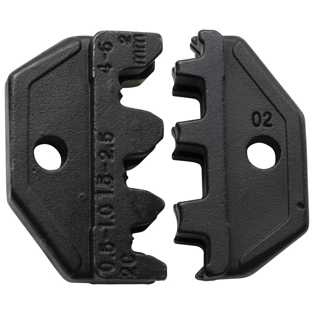 Crimping die, for non-insulated cable lugs 0.5–6 mm² per DIN 46247
