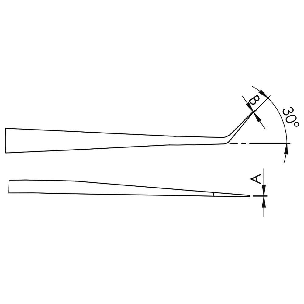 Precisionspincett för allroundbruk 65A-SA - 2