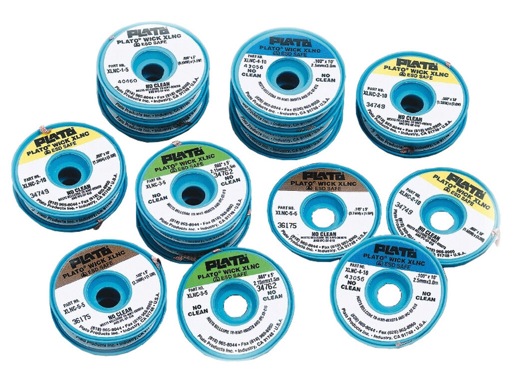 ESD desoldering wire NO CLEAN, brown, width 3,3mm, length 1,5m