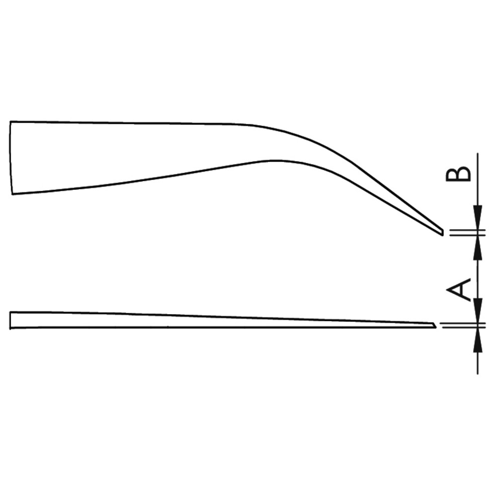 Precisionspincett 7, utförande CP