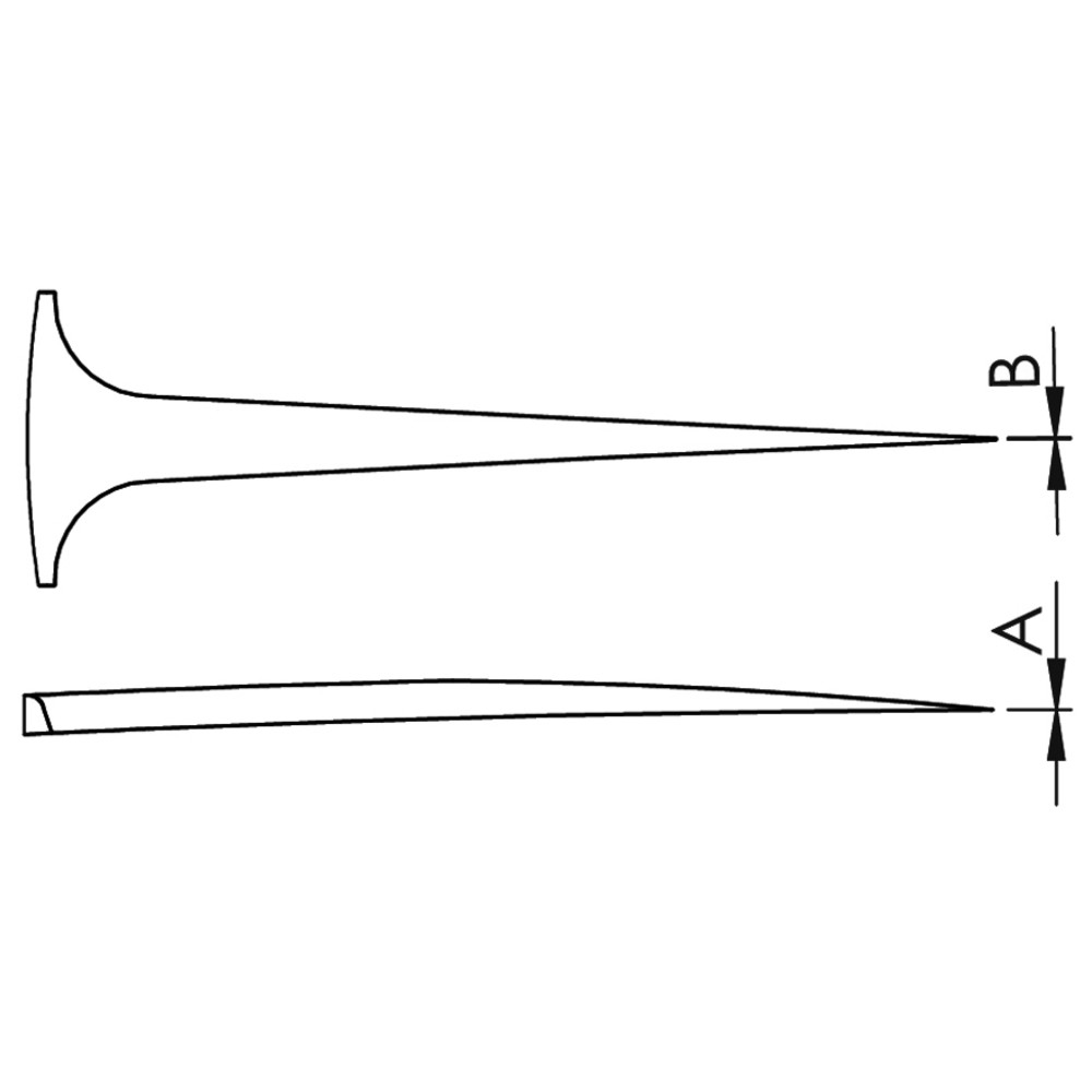 Precisionspincett 5X, utförande CP