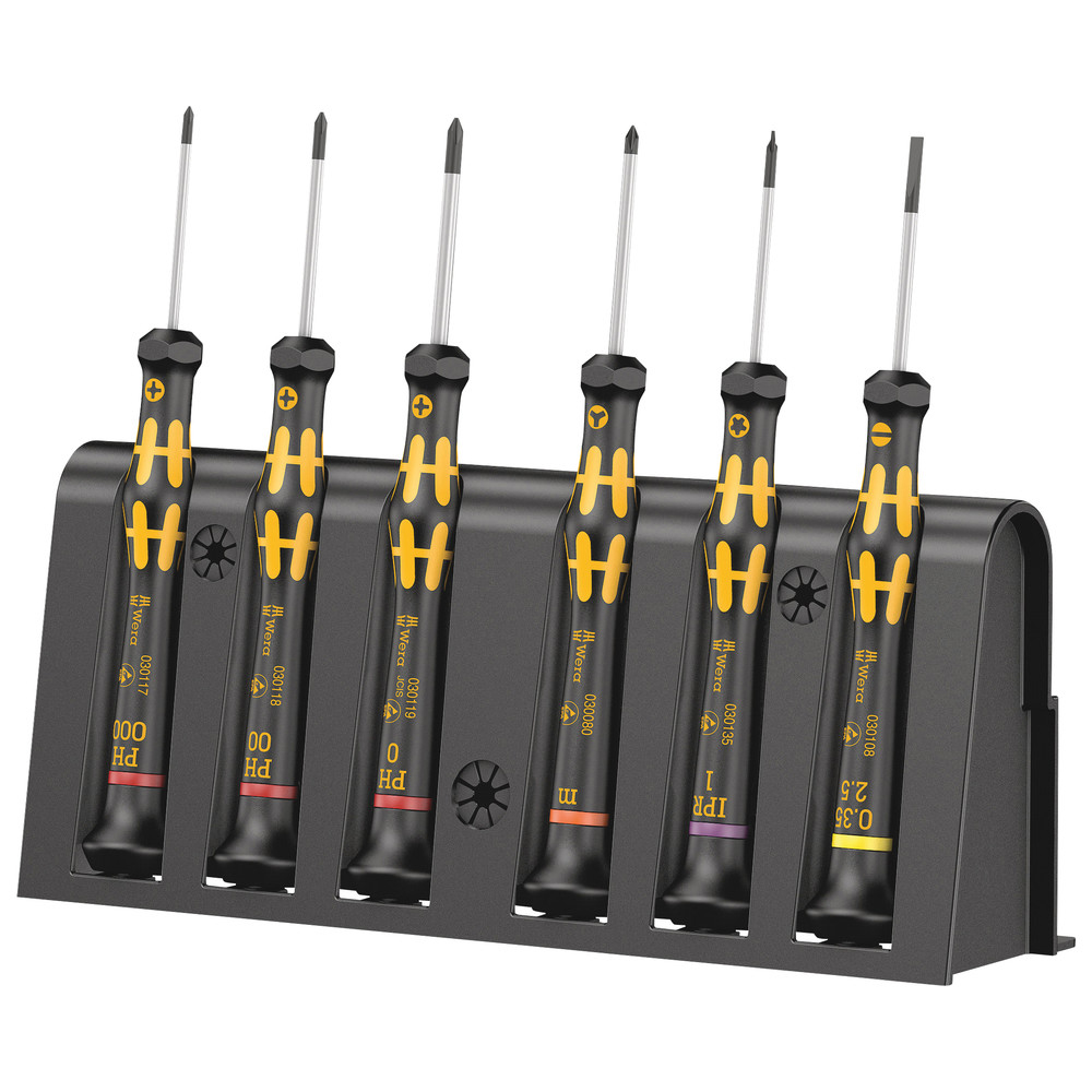 Electronics screwdriver set 1550/6, 6-piece, ESD