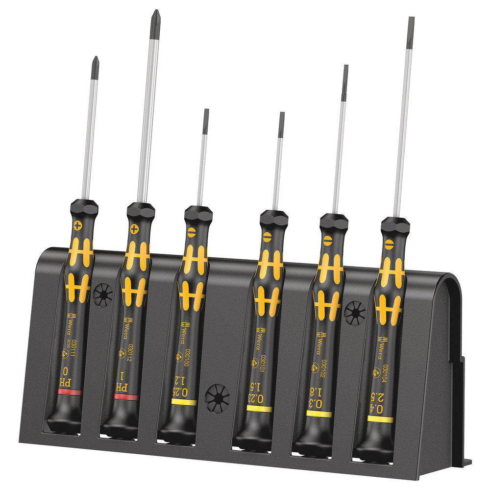 Electronics Screwdriver Set 1578 A/6, 6-piece, ESD