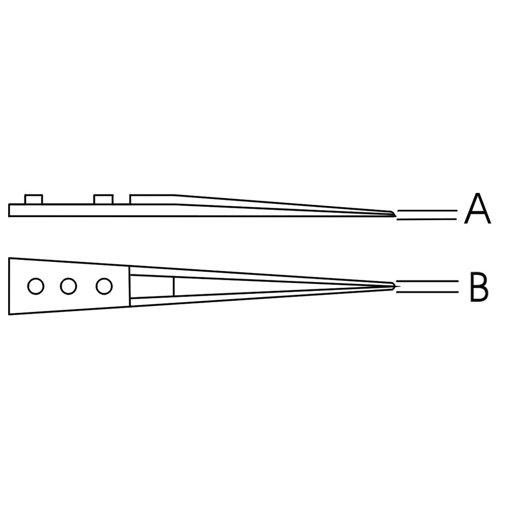 Replacement tip set, for ceramic tweezers, 71MZ - 2