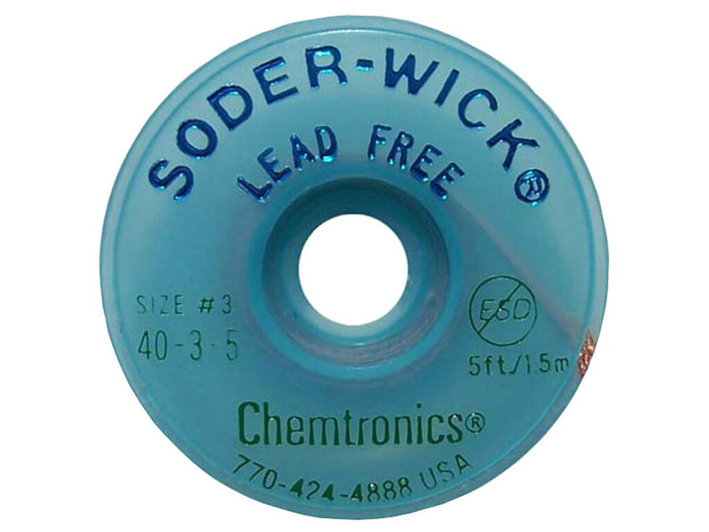 ESD desoldering braid, 1,5mm x 3m