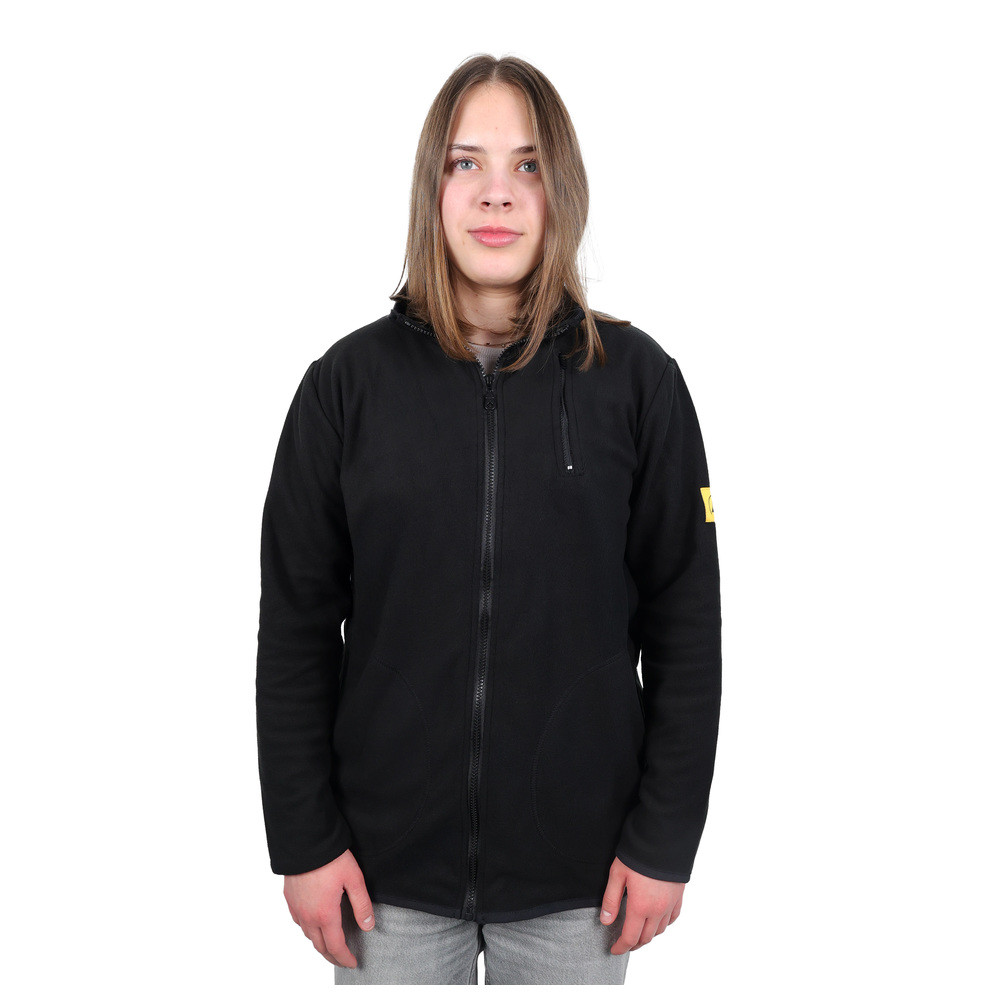 ESD fleece jacket, M, black