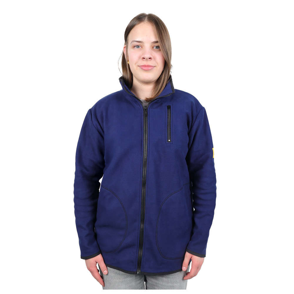 ESD fleece jacket, M, blue