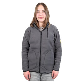 ESD fleece jacket, S, gray