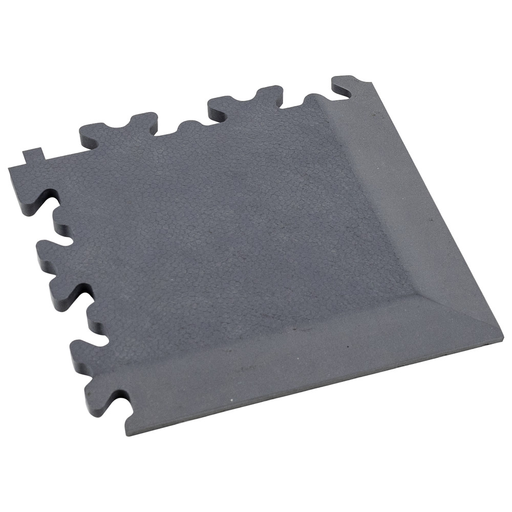Corner element for floor tile, ESD, 145 x 145 x 7 mm