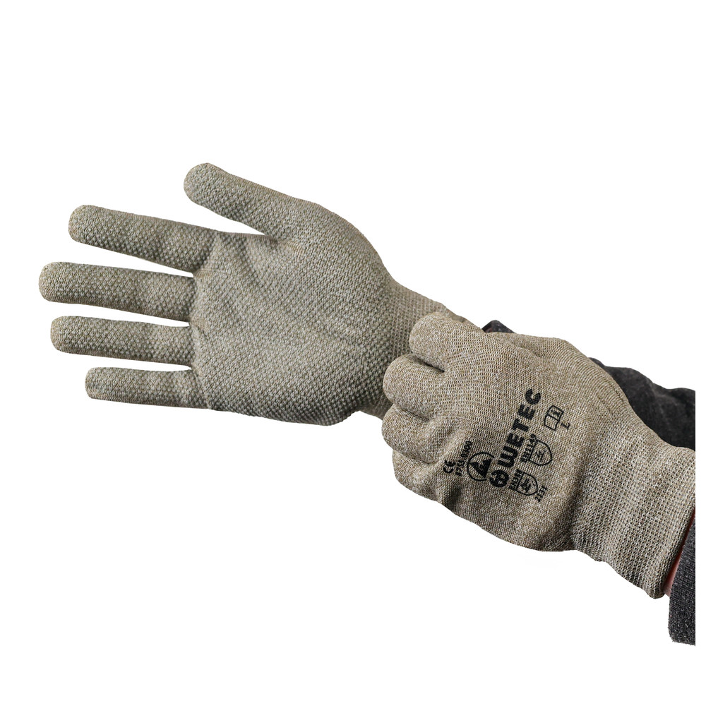 ESD gloves, PVC micro-dots, 2XL