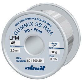 Lödtråd, Gummix SB RMA LFM-48, 2,0 mm, 500 g