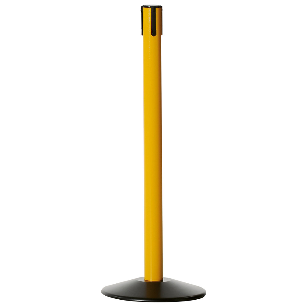 Bandspärrstolpe, utan bandkassett, ESD, färg gul
