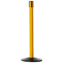 Bandspärrstolpe, utan bandkassett, ESD, färg gul