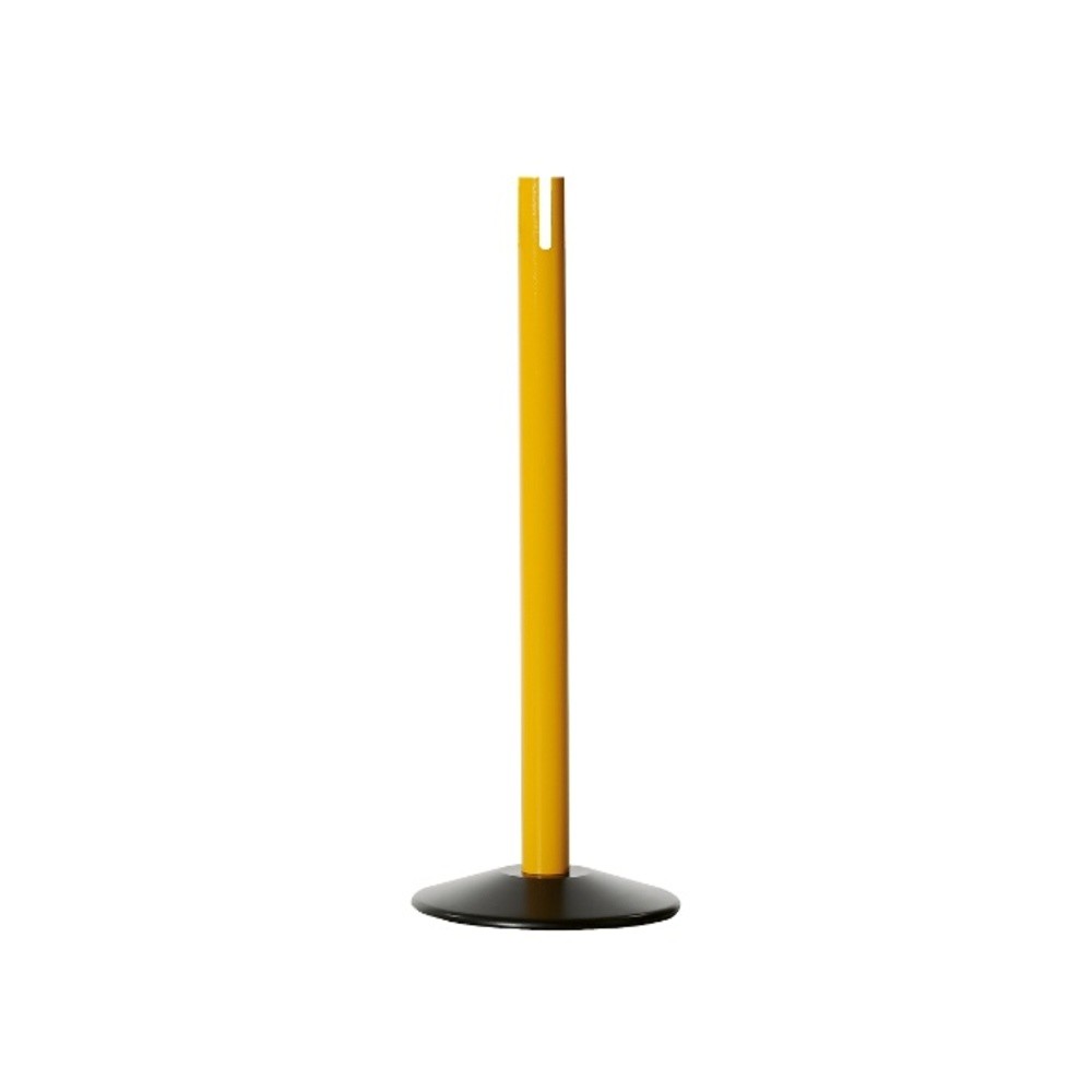 Bandspärrstolpe, utan bandkassett, ESD, färg gul