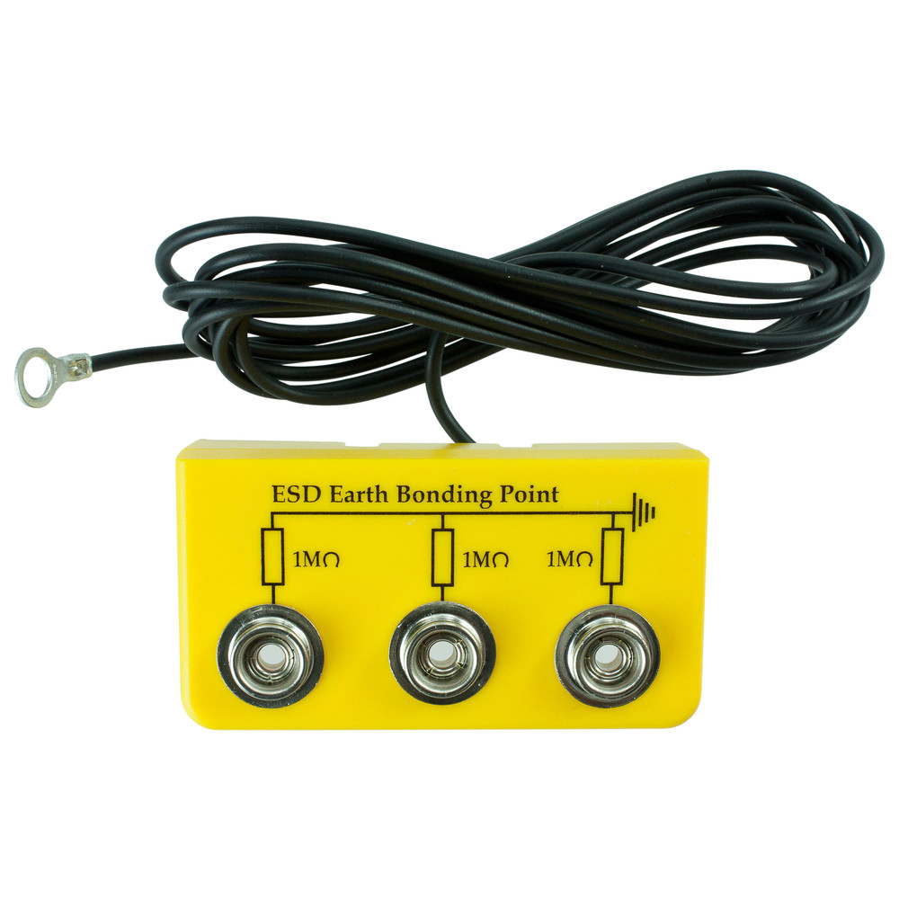 Grounding box, angled, ESD, 3 x 10 mm DK