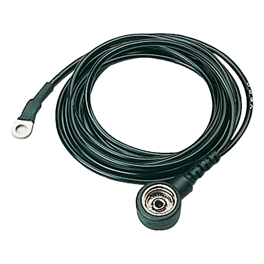 Jordkabel, ESD, 10 mm DK/ögla 4 mm, 3 m, 1 MOhm