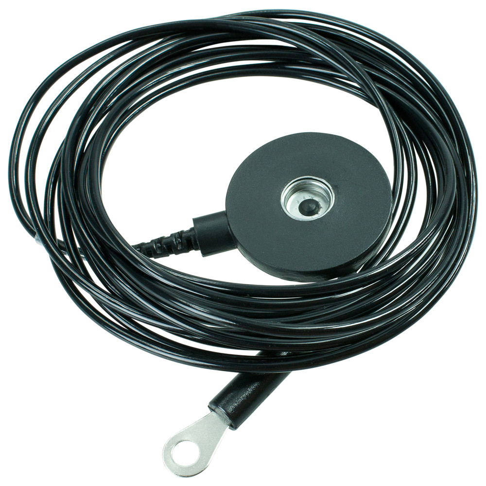 Jordkabel, ESD, 10 mm DK/ögla 5,5 mm, 3 m, 1 MOhm