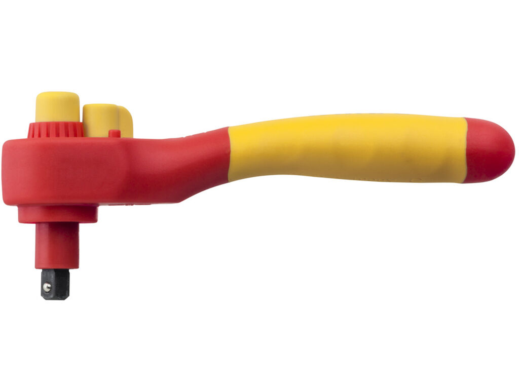 Ratchet wrench insulated for nut drivers 1/4´ switchable