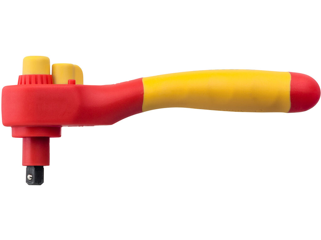 Ratchet wrench insulated for nut drivers Switchable 3/8´