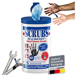 Fuktiga rengöringsservetter Scrubs, 15 servetter